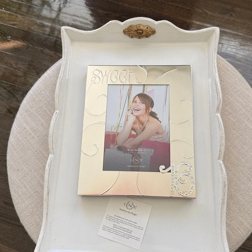 Lenox Sweet 16 Silverplate Photo Frame - NEW